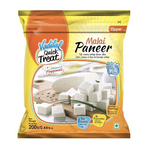 Vadilal Malai Paneer Cubes - 908 GM