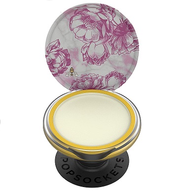 PopGrip Lips Swappable Grip and Burts Bees Lip Balm
